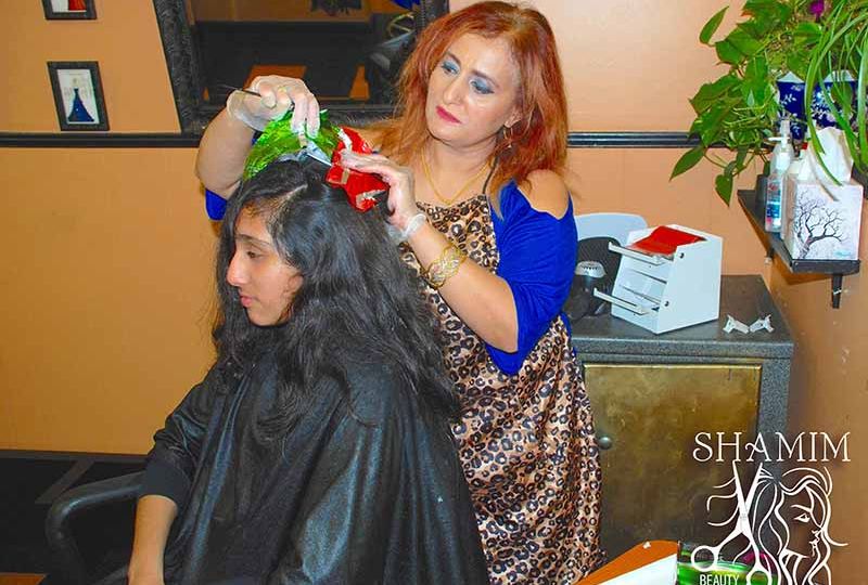 hair Coloring at Shamim Beauty Parlor in Cary, North Carolina